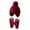 Wine, variant on LIZENG Kids Knit Hat and Mittens Set Winter Beanie with & Gloves 2 Piece Set for Baby Toddler Boy Girl Soft Stretchable Multi Color Winter Hat Kids Girl