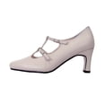 thumbnail image 3 of PEERAGE Helena Women's Wide Width T-strap Leather Shoes, 3 of 8