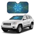 thumbnail image 3 of YFYANG Front Windshield Sun Shade, Mandala Art Pattern Foldable Car Visor for Cars, Trucks, SUVs, Small, 3 of 9