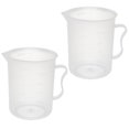 thumbnail image 1 of Juego de 2 tazas medidoras de plástico de 300 ml con pico vertedor, 1 of 2