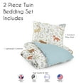 thumbnail image 4 of Sweet Jojo Designs Woodland Animal Toile Twin Bed Comforter Bedding Set, 4 of 5