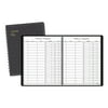 At-a-Glance Recycled Visitor Register Book, Black, 8 1/2 x 11