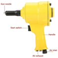 thumbnail image 2 of KP-705P Air Riveter 2.4-4.8mm Pneumatic Grip Riveter Gun Riveting Tool, 2 of 5