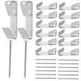 thumbnail image 5 of PTOOTP Heavy Duty Picture Hooks Iron for Hanging Large Frames Mirrors Finish 20 Sets Wall Hooks, 5 of 8
