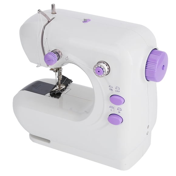 Máquina De Coser Eléctrica, Portátil Y Compacta, Con Luz Y Cortador De Hilo, Dos Velocidades, Control De Pedal, Ajustable, Ideal Para Principiantes Y Enthusiastas De