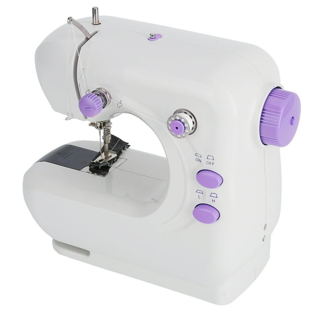 Máquina De Coser Eléctrica, Portátil Y Compacta, Con Luz Y Cortador De Hilo, Dos Velocidades, Control De Pedal, Ajustable, Ideal Para Principiantes Y Enthusiastas De