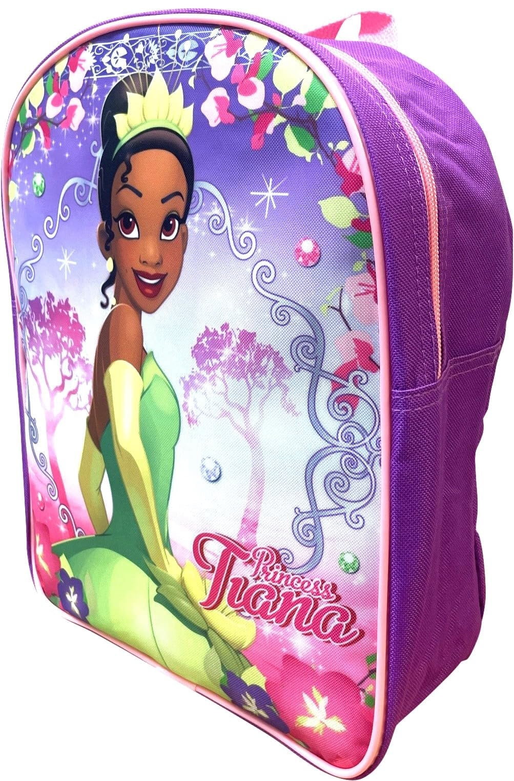 Ruz Princess Tiana Toddler Girl 12 Inch Mini Backpack Pink-Blue