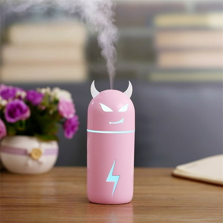 

ERTUTUYI Portable USB Mist Humidifier Mini Humidifier for Bedroom Travel Homeand Office Pink
