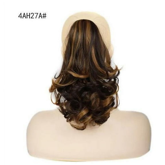 MRLESS Ponytail Extension Claw Clip Long Curly Ponytail Hairpiece Clip In Ponytail Extension Women Synthetic Hair Extension For Daily Use