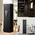 thumbnail image 7 of Kavey [2024 NEW] 1-2 Gun Safe, Digital Keypad Large Long Gun Safe for Shotguns, Quick Access Gun Cabinets with LED Light, Gun Safe with Adjustable Gun Rack and Removable Shelf, 7 of 7