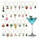 thumbnail image 3 of 30 Dijes para Copas de Vino, Identificadores de Bebidas, Marcadores de Copas, Etiquetas para Copas, Artículos para Fiestas Playeras., 3 of 5