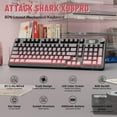 thumbnail image 2 of ATTACK SHARK X98PRO Wireless Gaming Keyboard 99 Keys Wireless Mechanical Keyboard with LED Color Display & Number Pad, 2 of 9