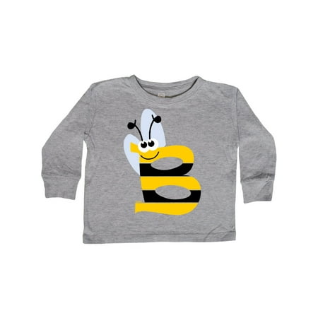 

Inktastic Cute Bee Initial B Gift Toddler Boy or Toddler Girl Long Sleeve T-Shirt