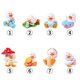 thumbnail image 1 of 8pcs Mini Ducks: Miniature Duck Figurines - Cute Animal Ornaments For Desktop Bookshelf Fairy Garden Terrarium Decoration, 1 of 3