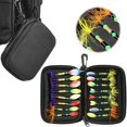 thumbnail image 2 of Juego de 16 señuelos metálicos en forma de cuchara para pesca con bolsa resistente al agua - Ideal para lanzamiento y captura eficiente, 2 of 6