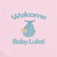 thumbnail image 2 of CafePress - Welcome Baby Luke Infant Bodysuit - Baby Light Bodysuit, Size Newborn - 24 Months, 2 of 4