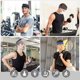 thumbnail image 2 of Diademas para hombres, diadema de yoga para entrenamiento, diadema de algodón elástica antideslizante, bandas para la cabeza para el sudor para deportes, correr, fitness (4 unidades), 2 of 5