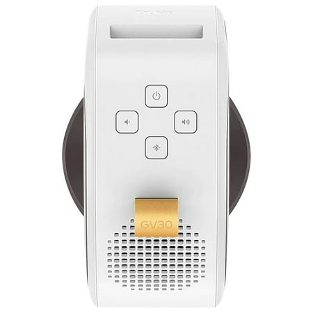 BenQ - GV30 Smart Portable Ceiling Projector, Extra Bass Bluetooth Speaker, Android TV - White