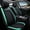 Black and Green, variant on Tuqiang 2PCS Front Car Seat Covers Leather for Lexus for LS 2018-Present 2 Seats Airbag Compatible Waterproof Front Set Cushion Protector Black and Green
