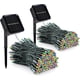 thumbnail image 1 of Paquetes de luces solares para exteriores, 240 LED, 24 m, luces de cadena impermeables de energía solar súper brillantes extra largas, 8 modos de centelleo para Navidad, patio, árbol, 1 of 4