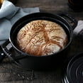 thumbnail image 4 of Staub Cast Iron 2.75-qt Round Cocotte - Matte Black, 4 of 8
