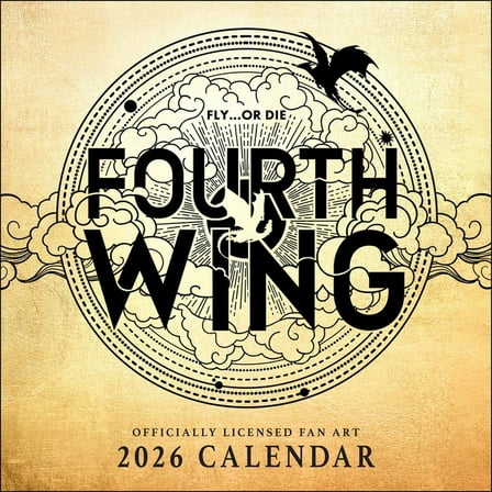 Fourth Wing Officially Licensed Fan Art 2026 Wall Calendar, (Paperback)