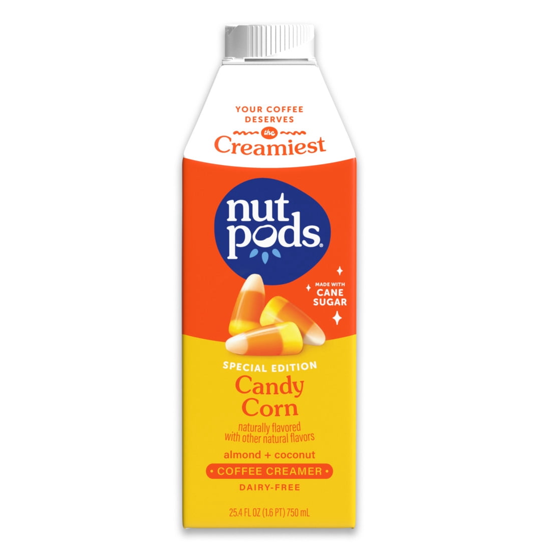 nutpods® Non Dairy Candy Corn Made with Almonds and Coconuts Coffee Creamer