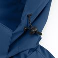 thumbnail image 6 of Windbreaker Jacket Men's Man Solid Color Three Prevention Cottoning Climbing Wear As One Down Cotton Intensification Warm Outdoor Jacket Blue 4XL Zip Front Windbreaker Jacket, 6 of 8