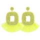 thumbnail image 2 of Pendientes colgantes shaofei con borlas de moda para mujer E1140 Verde AB, 2 of 5