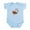 Sky Blue, variant on CafePress - JUST HATCHED Body Suit - Baby Light Bodysuit, Size Newborn - 24 Months