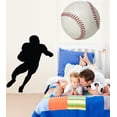 thumbnail image 2 of Wallhogs Football Ball Carrier Silhouette Cutout Wall Decal, 2 of 2