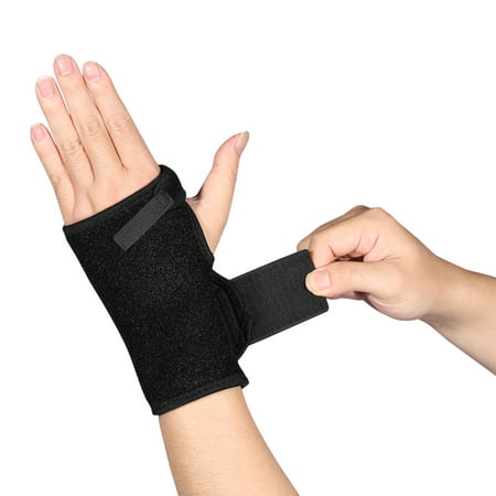 Universal Wrist Brace One Size Breathable Adjustable Support for Relief Carpal Tunnel Tendonitis Wrist Pain Sports Injuries Left