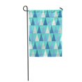 thumbnail image 1 of JSDART Modern Christmas Triangle Pattern Abstract Beautiful Garden Flag Decorative Flag House Banner 12x18 inch, 1 of 1