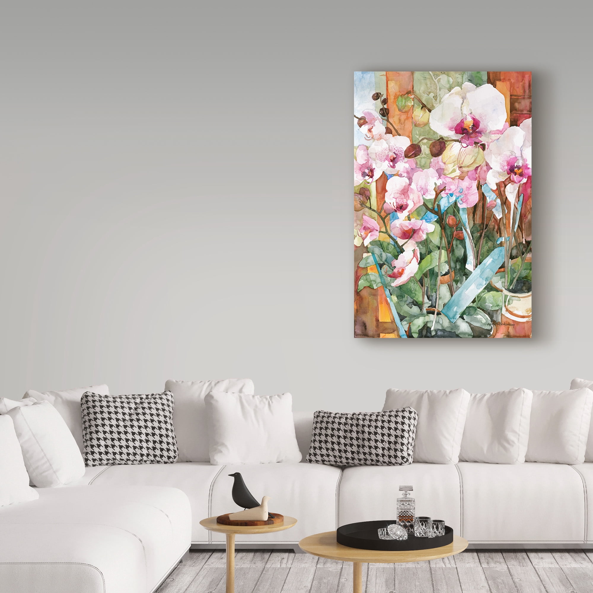 Trademark Fine Art 'Orchid Dance' Canvas Art by Annelein Beukenkamp