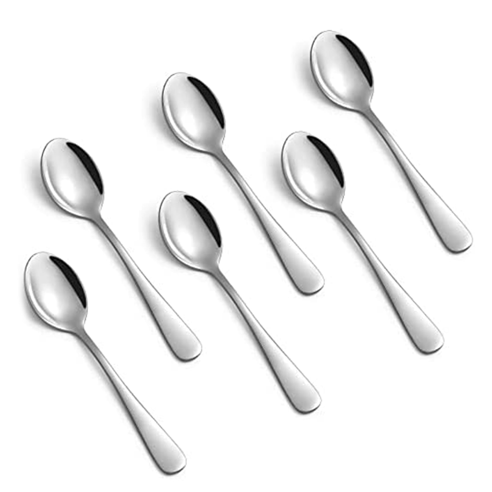 F Set of 12 5-Inch Anbers Stainless Steel Demitasse Espresso Spoons 