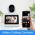 thumbnail image 2 of Cámara de Videollamadas 1080P, Videollamadas Bidireccionales, Monitor Inteligente, Pantalla HD, Llamada con un Solo , Cámara de Seguridad WIFI., 2 of 8