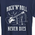 thumbnail image 3 of Instant Message - Rock n' Roll Never Dies - Women's Short Sleeve Graphic T-Shirt, 3 of 6