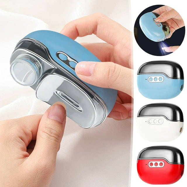 Cortaúñas automático recargable 4 en 1 con luz LED y 3 velocidades - Cortaúñas eléctrico seguro para bebés, niños, adultos y mayores