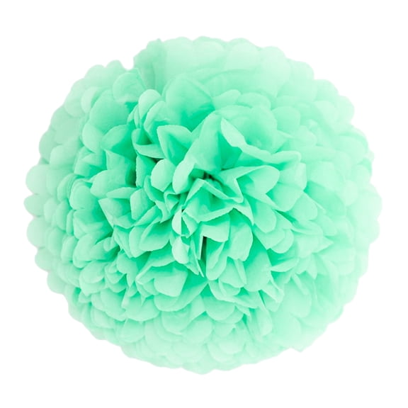 Yuarrent 1 Uds Set 7,8 pulgadas papel verde pompón papel pañuelos para colgar flores pompón bolas de papel para flores de papel para fiesta Kits de decoración para fiestas Verde 7.8 pulgadas