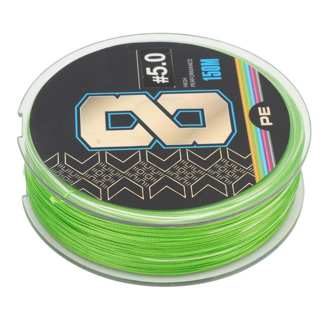 Fil de Pêche, 150M Ligne de Pêche Résistant à la Décoloration PE Forte Stabilité pour Extérieur 1.0, 1.2, 5.0