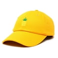 thumbnail image 4 of DALIX Pineapple Dad Hat Cotton Twill Baseball Cap Premium Stitched Gold, 4 of 13