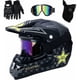 thumbnail image 1 of Conjunto De Cascos De Motocross Para Niños Y Adultos,Con Guantes Gafas Máscaras,Cascos Integrales Para Hombres AVT MX Cascos Cross Para Motocicleta Quad Para Niños Bicicleta De Montaña DOT, 1 of 5