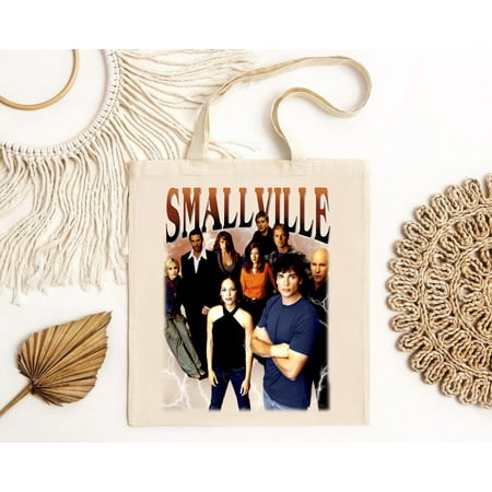 vintage Smallville Softstyle Vintage Bag  Gift For Woman and Man Tote Bag-TH4868