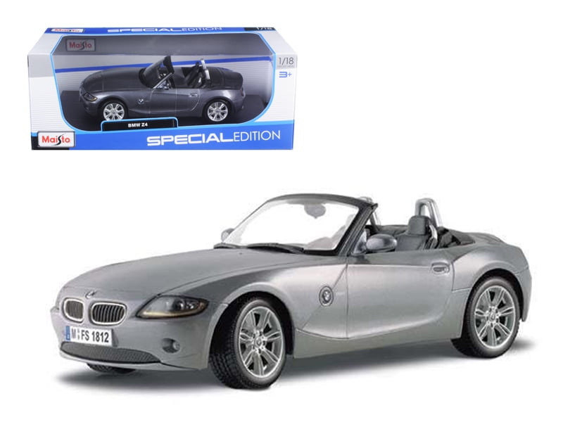 BMW Z4 Convertible Grey 1/18 Diecast 