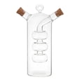 thumbnail image 1 of Botella de vidrio con vertedor, tarro de de soja, jarra de aceite recargable, botella decantadora para jugo, aceite, fiesta de miel, 1 of 8