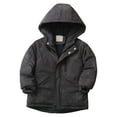 thumbnail image 3 of Cethrio Boys Winter Coats Size 6, Warm Zip up Windproof Thickened Winter Outerwear with Hood Gray, 3 of 7
