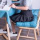 thumbnail image 3 of Xiao Hua Cojín Delgado Azul para Silla de Comedor -2 Piezas, Cojín Acolchado de Encaje Que Reduce la Presión, Cojín Antideslizante para Silla de Comedor para Sala de Estar Silla de Ocio, 15.75 X, 3 of 5