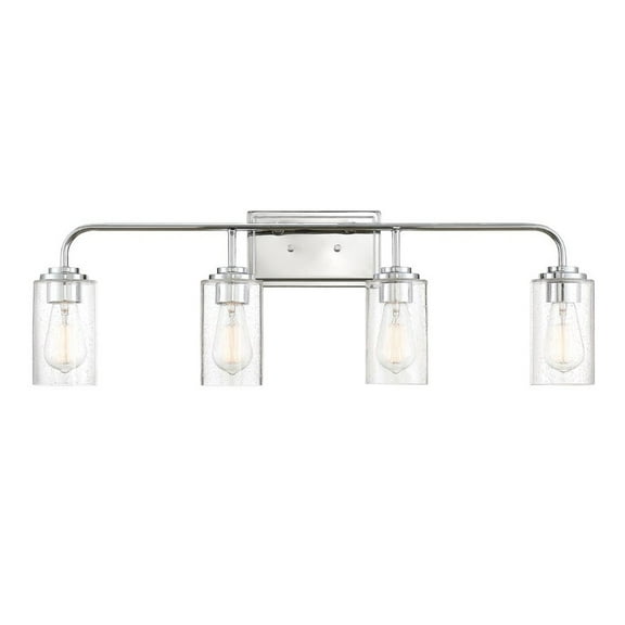 96404-CH-Designers Fountain-Logan - Four Light Bath Bar-Chrome Finish