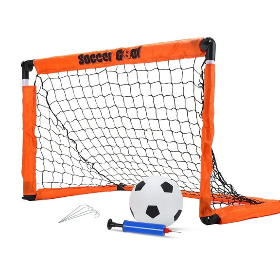 Soccer Goals for Kids, Soccer Nets for Kids Ages 4 8, Portable Soccer Goal Training Equipment, Perfect Indoor Outdoor Sport Game