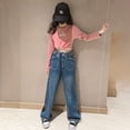 Pantalon Survêtement Fille Taille Élastique - Jogging Sport Ample Confort Enfant